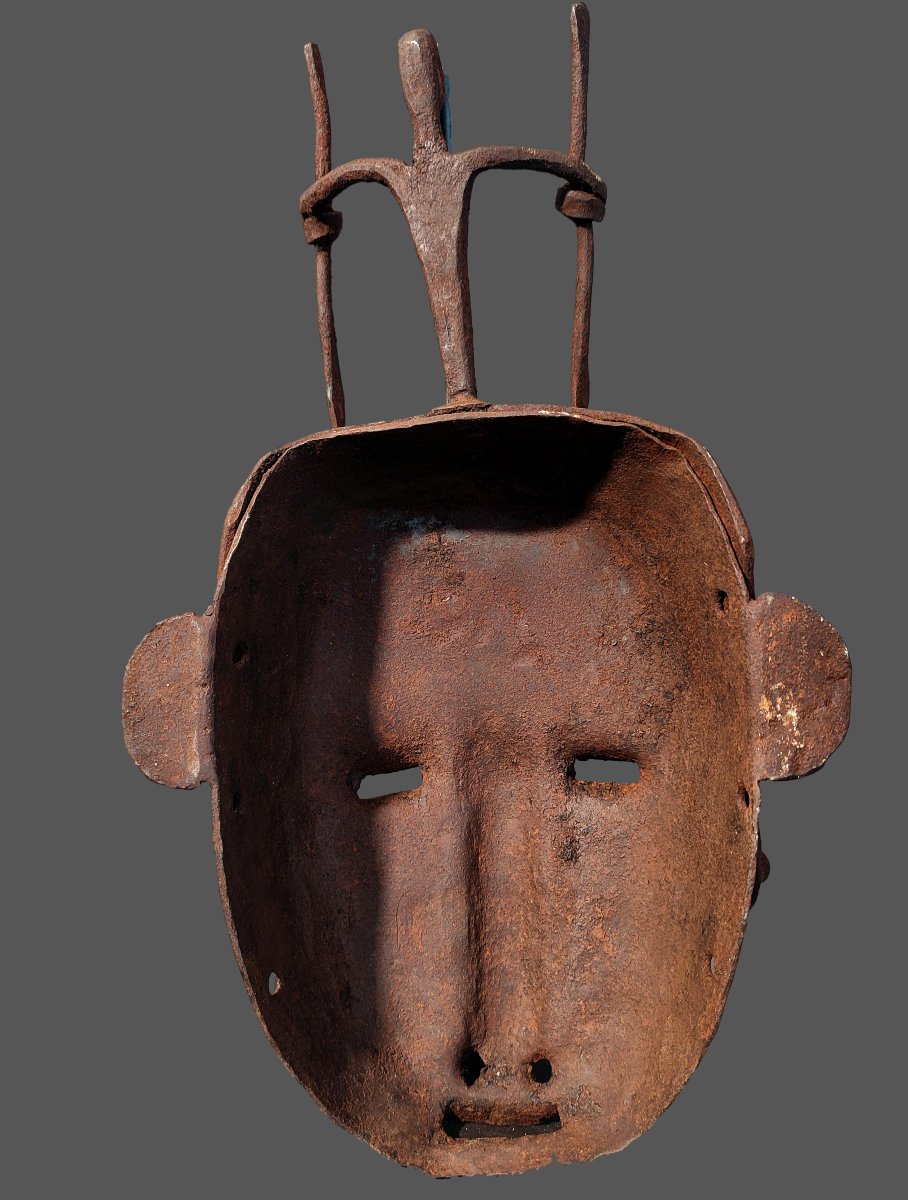 Dogon Iron Mask From Mali, Known As The "blacksmith's Mask" -photo-3