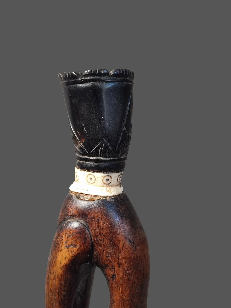 Statuette From Leti Island In The Maluku Islands, Indonesia; Betel Cup. -photo-1