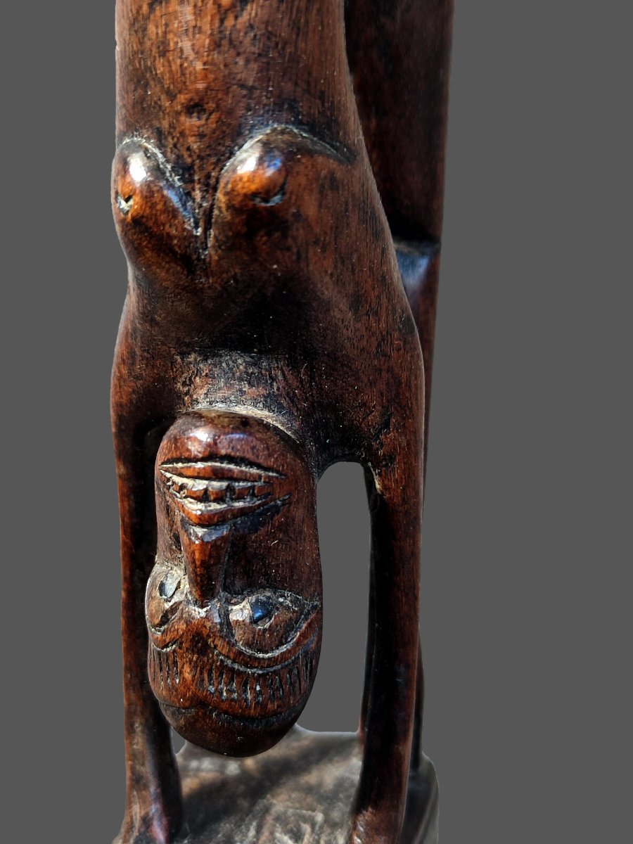 Statuette From Leti Island In The Maluku Islands, Indonesia; Betel Cup. -photo-3