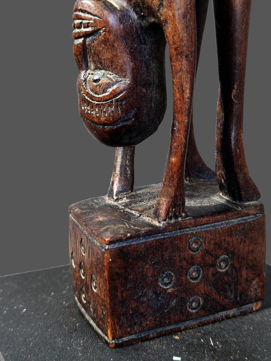 Statuette From Leti Island In The Maluku Islands, Indonesia; Betel Cup. -photo-4