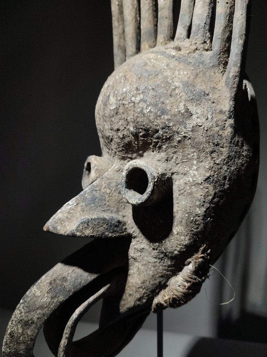 Masque d'autel Dan Maou à Peigne Cote d'Ivoire-photo-1