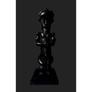 Fétiche statue fang Byeri gardien de reliquaire Gabon