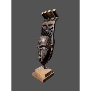 Mblo Yaouré / Baoulé Portrait Masks From Ivory Coast