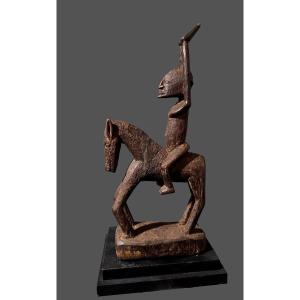 Dogon Horseman, Tellem Altar Piece From The Bandiagara Escarpment, Mali