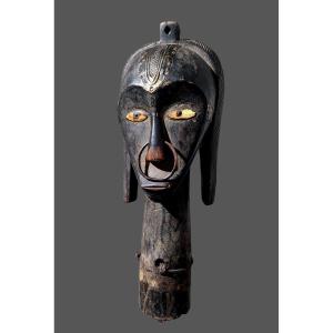 Fang Byeri Head Statue, Guardian Of A Reliquary, Gabon, N'tumu