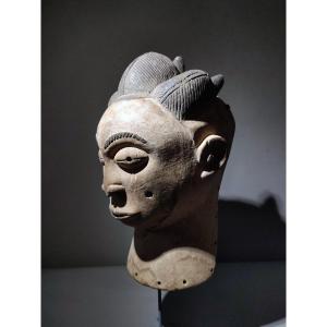 Masque dit "Belle Madeleine" , Luba Kifwebe Rdc Republique Du Congo