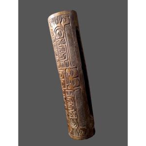 Traditional Slit Drum From The Marquesas Islands In French Polynesia, Called A "to'ere"