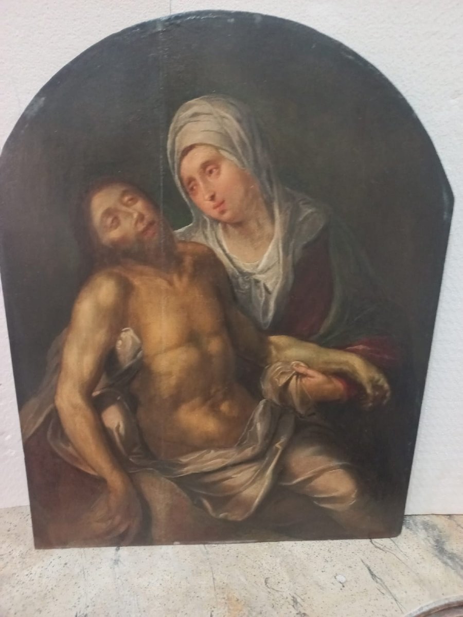 Peinture à l'huile sur panneau-photo-4