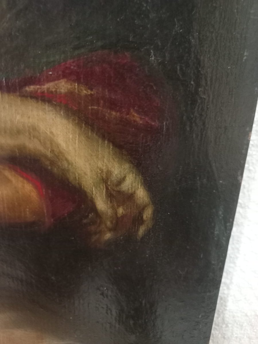 Peinture à l'huile sur panneau-photo-3