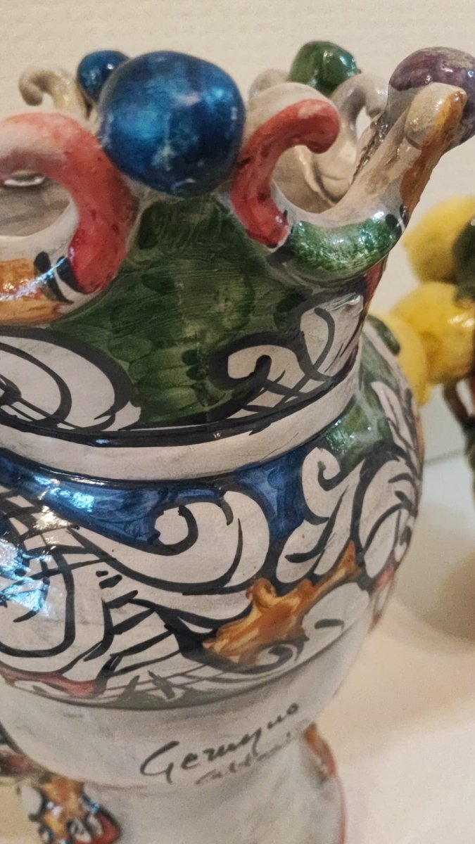  Moor's Head Vases From Caltagirone-photo-1