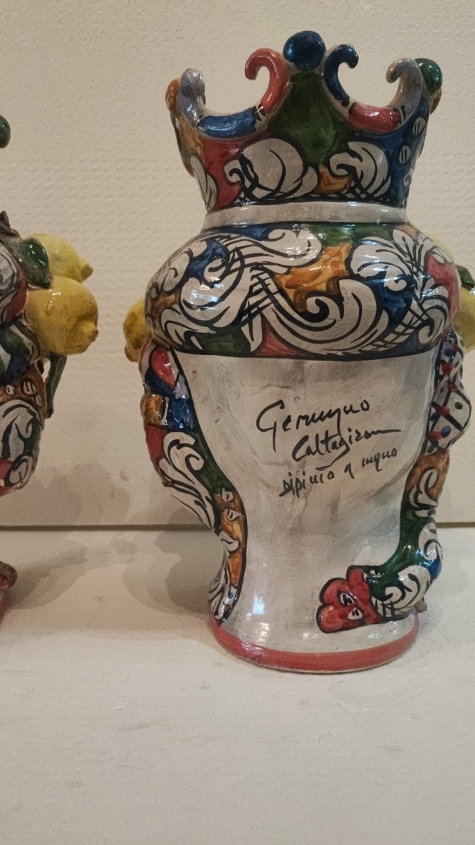  Moor's Head Vases From Caltagirone-photo-4
