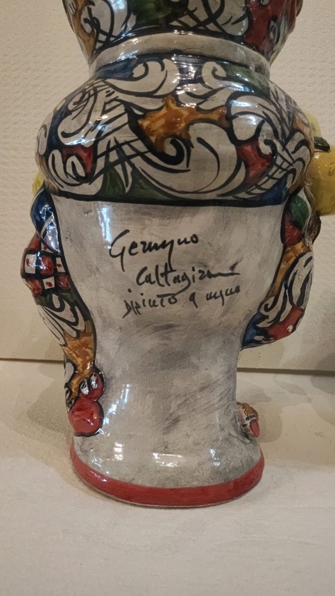  Moor's Head Vases From Caltagirone-photo-5