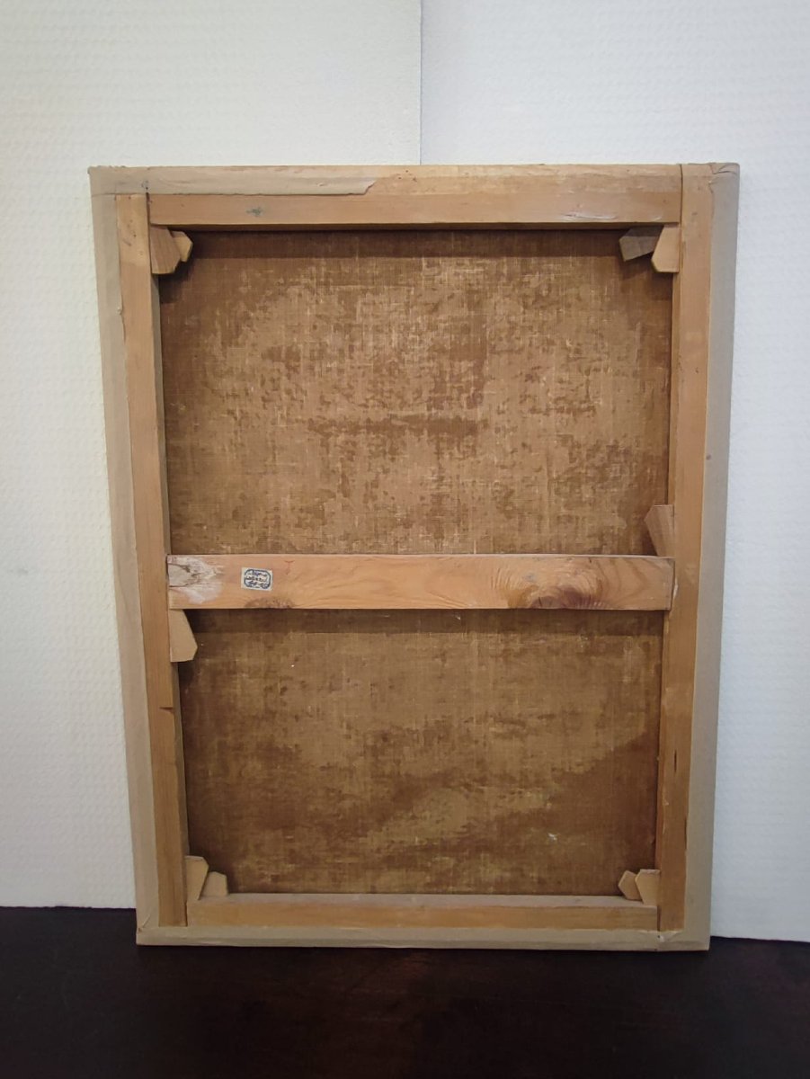 Ancient Painting (j.baptiste Lallemand 1710-1803)-photo-2