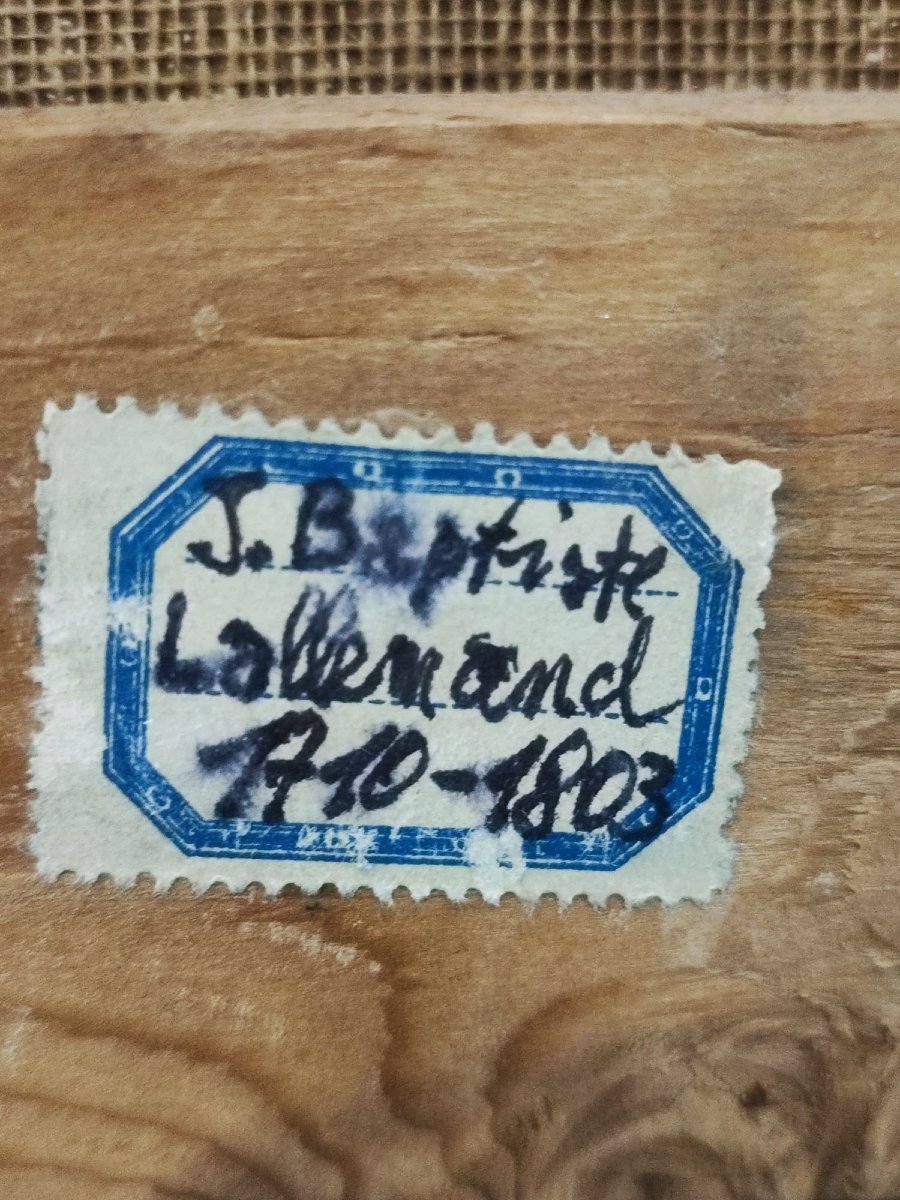 Ancient Painting (j.baptiste Lallemand 1710-1803)-photo-3