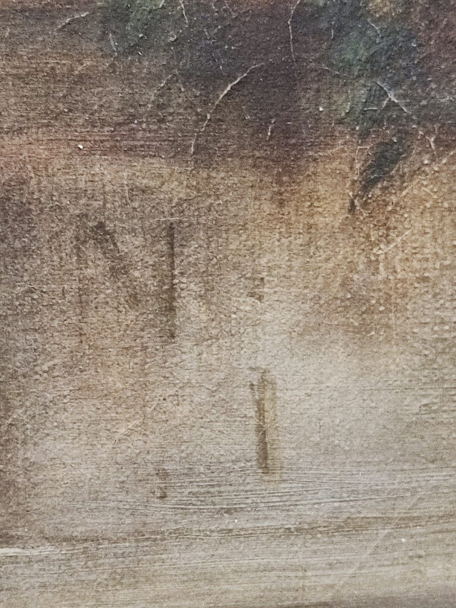 Ancient Painting (j.baptiste Lallemand 1710-1803)-photo-4