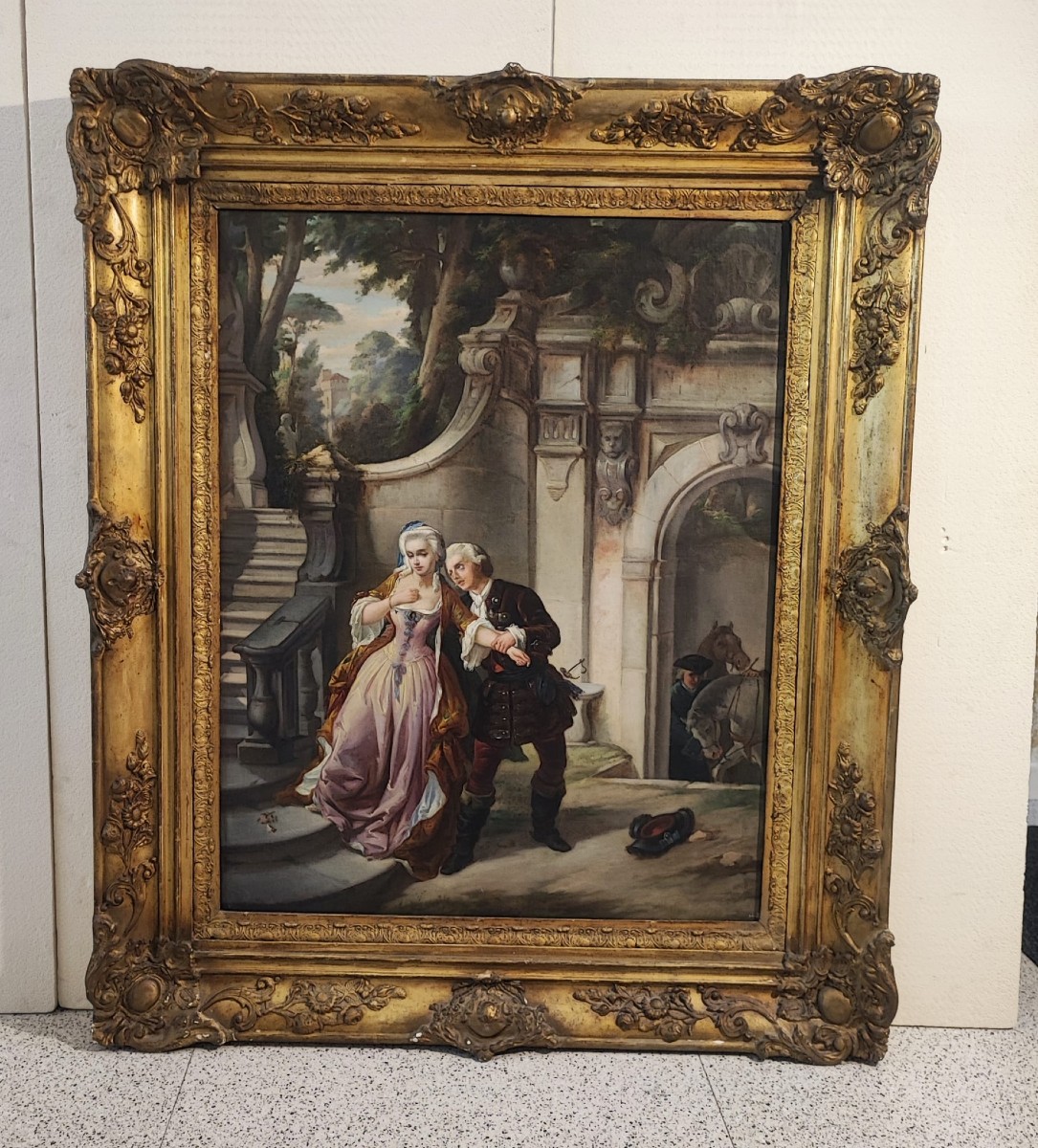 Ancient Painting (j.baptiste Lallemand 1710-1803)