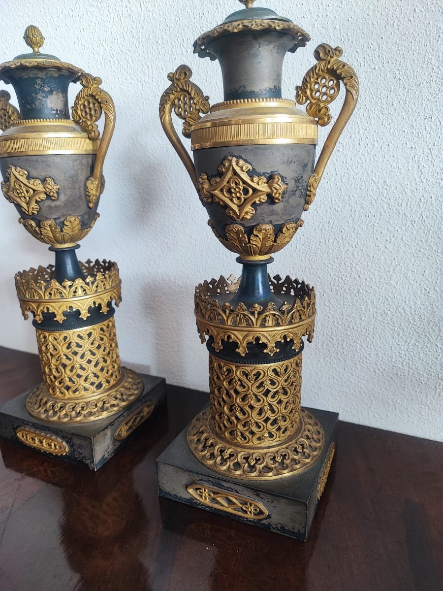 Paire de chandeliers Empire-photo-3