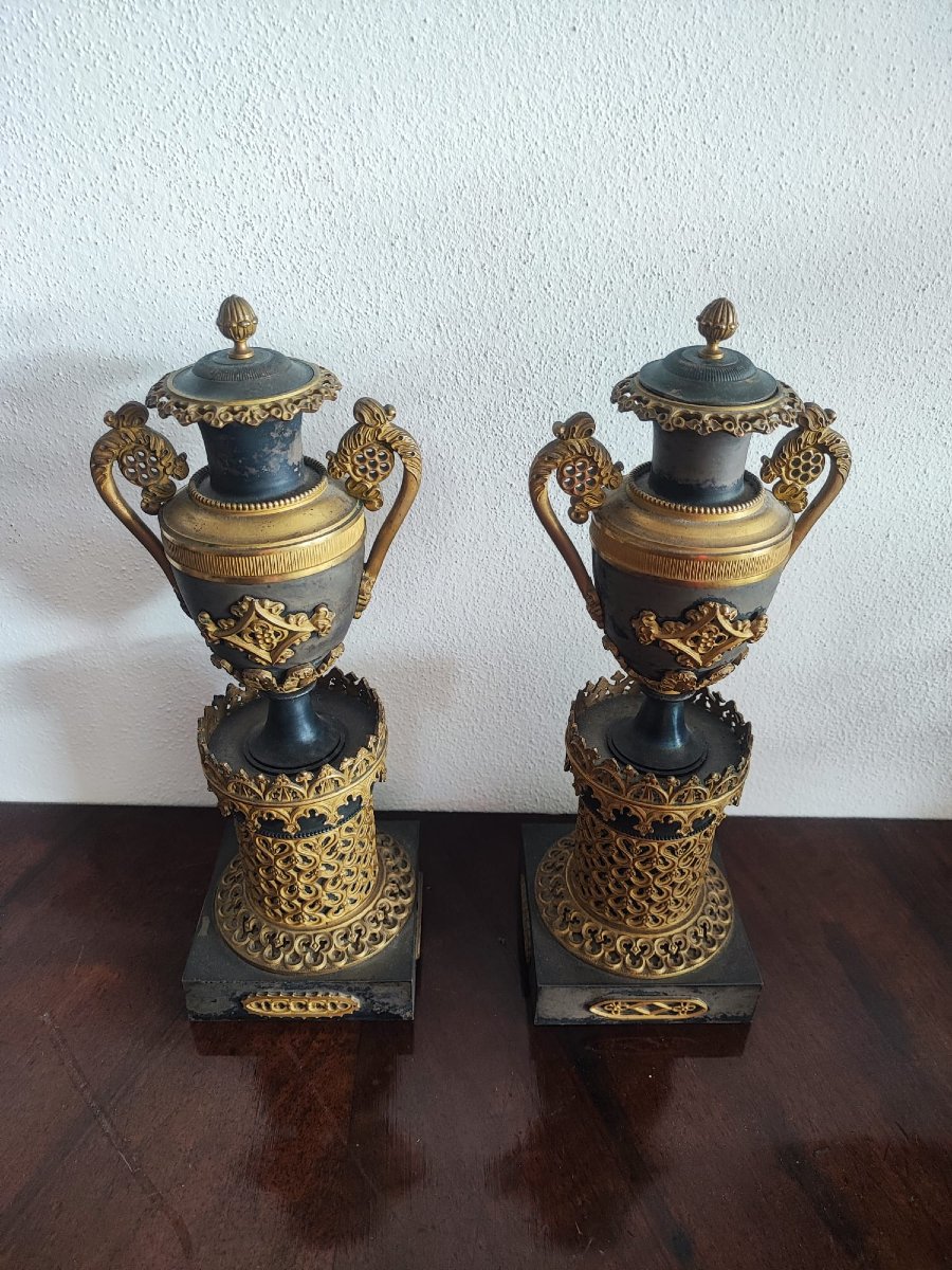 Paire de chandeliers Empire-photo-4