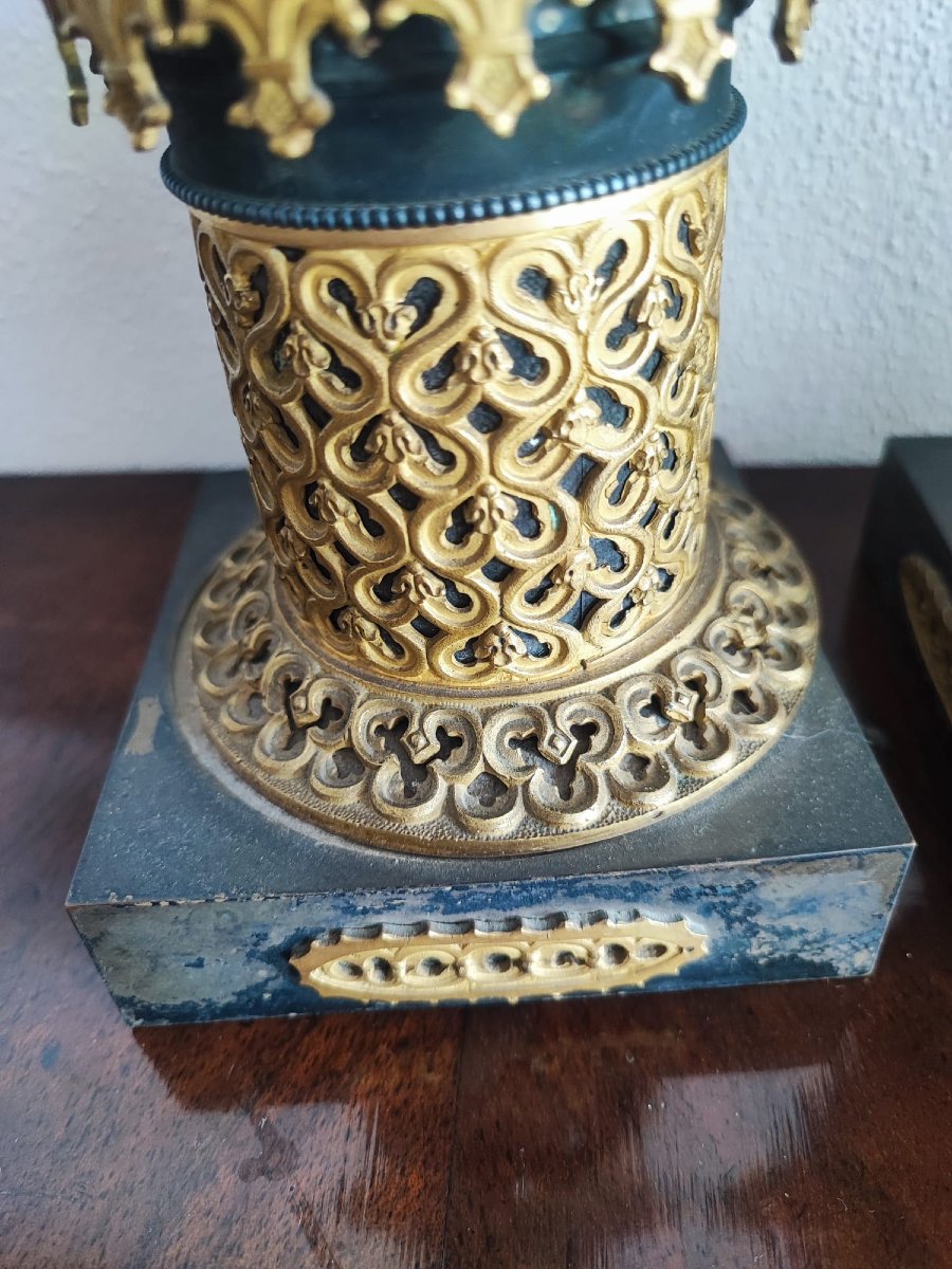 Paire de chandeliers Empire-photo-3