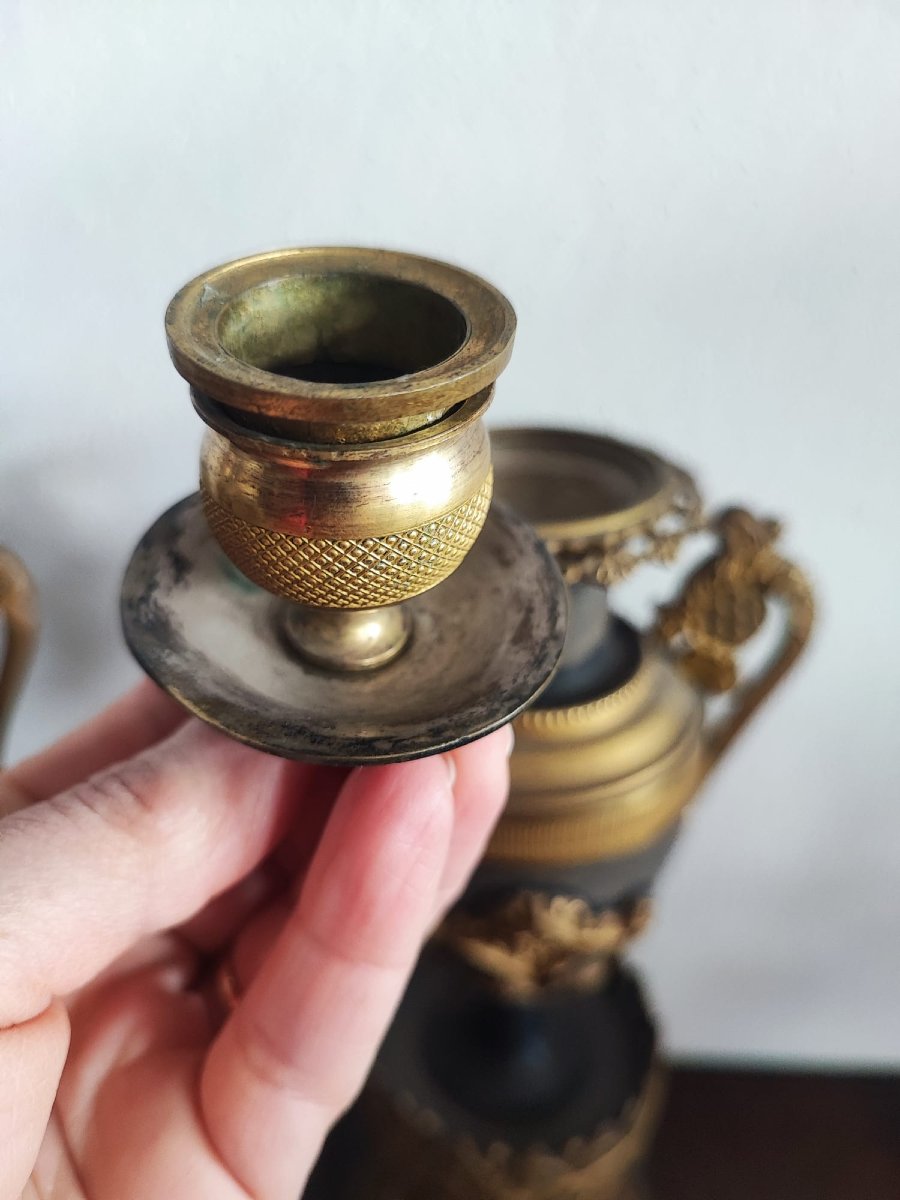 Paire de chandeliers Empire-photo-5