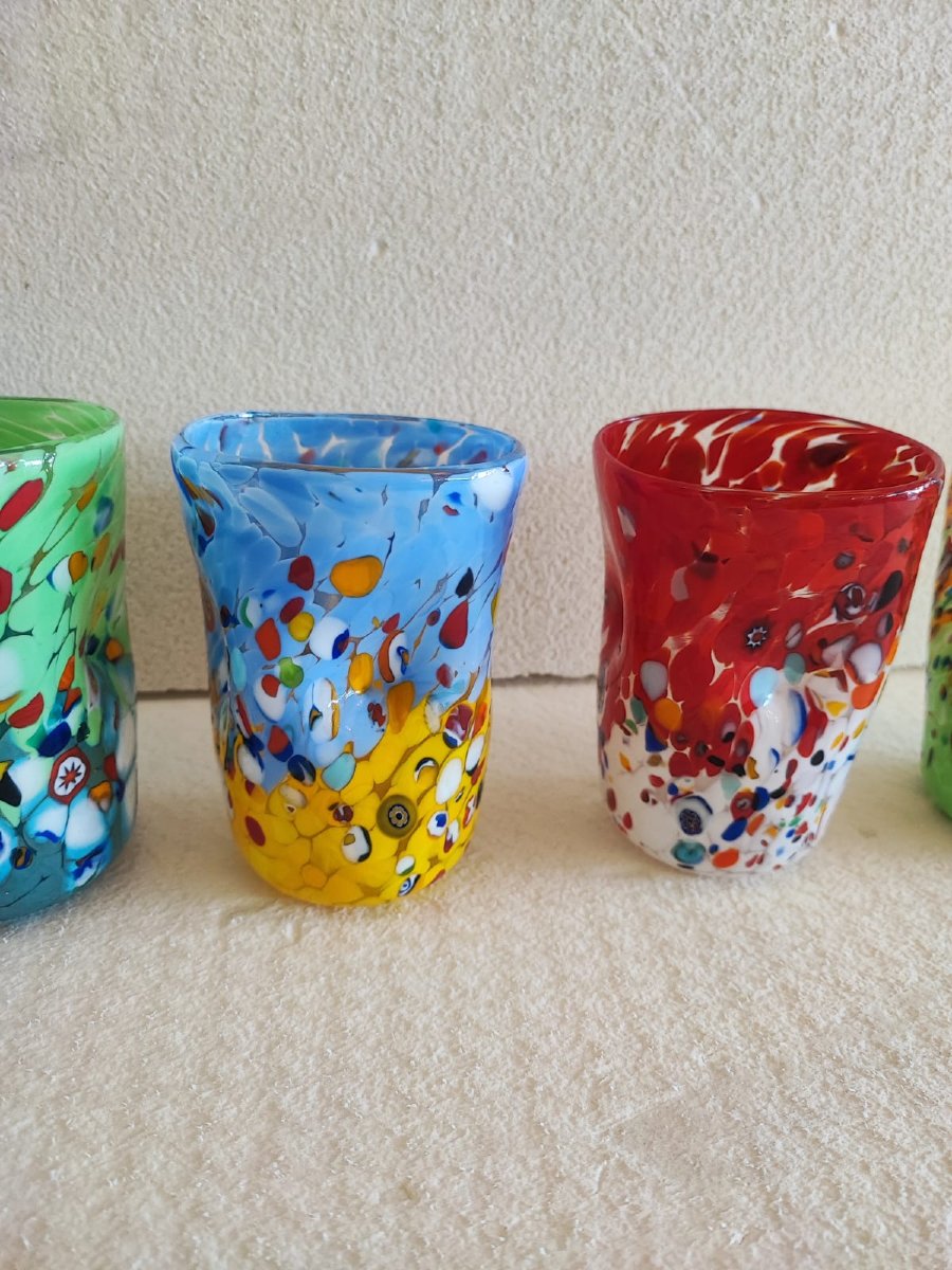 Lot de 6 verres colorées-photo-4