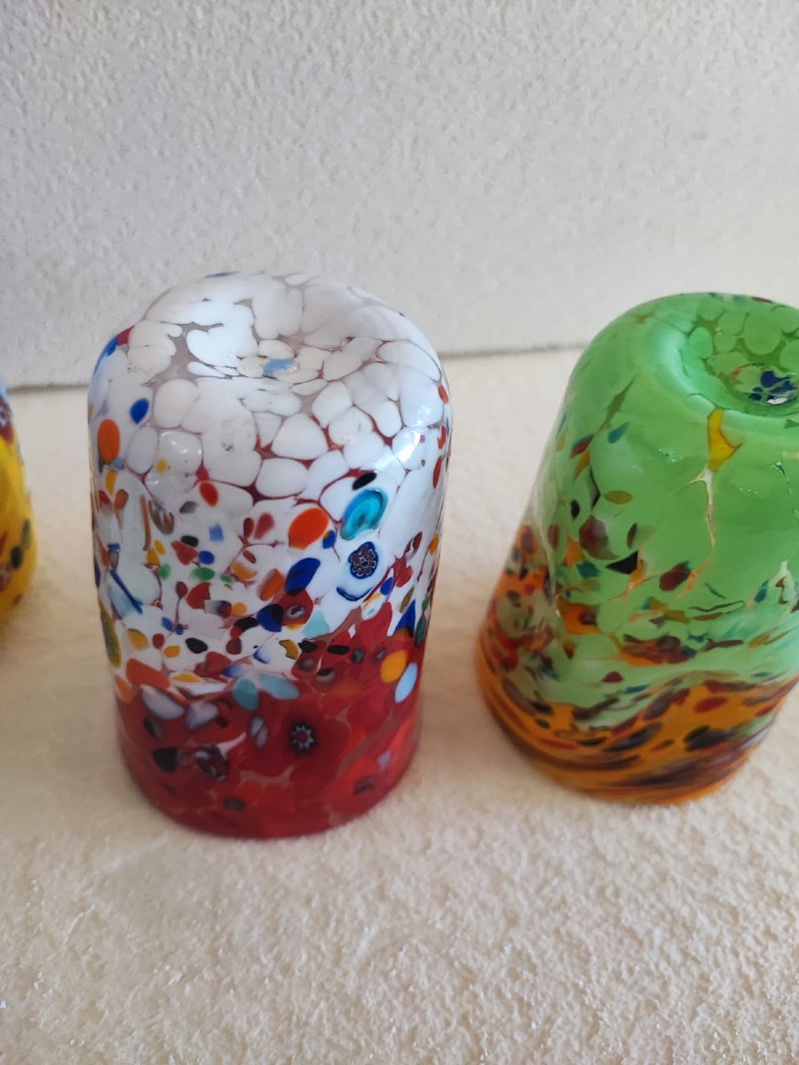 Lot de 6 verres colorées-photo-1