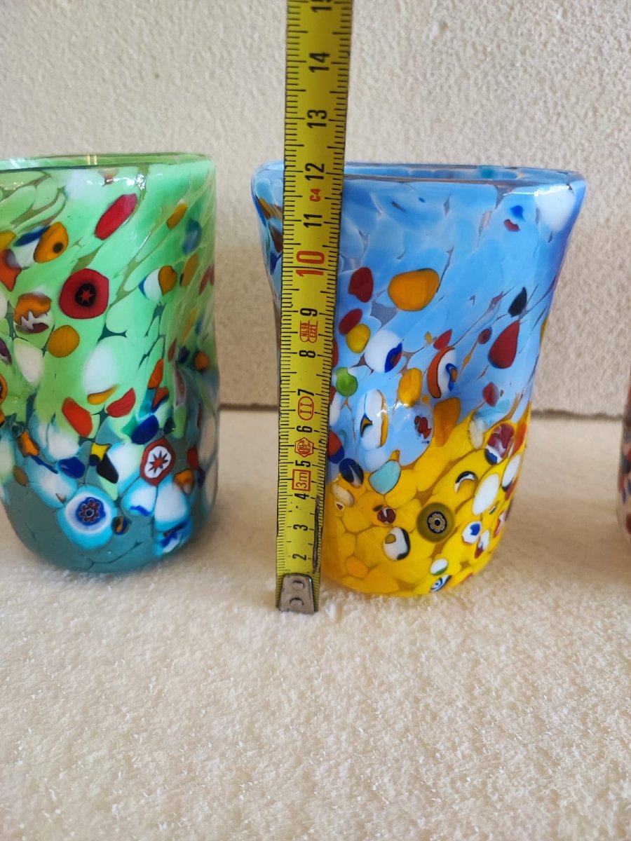 Lot de 6 verres colorées-photo-3