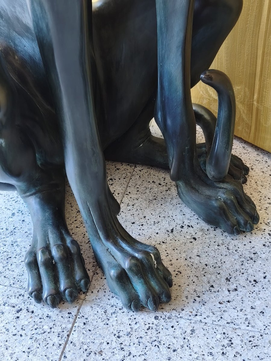 Sculptures en bronze (lévriers)-photo-2