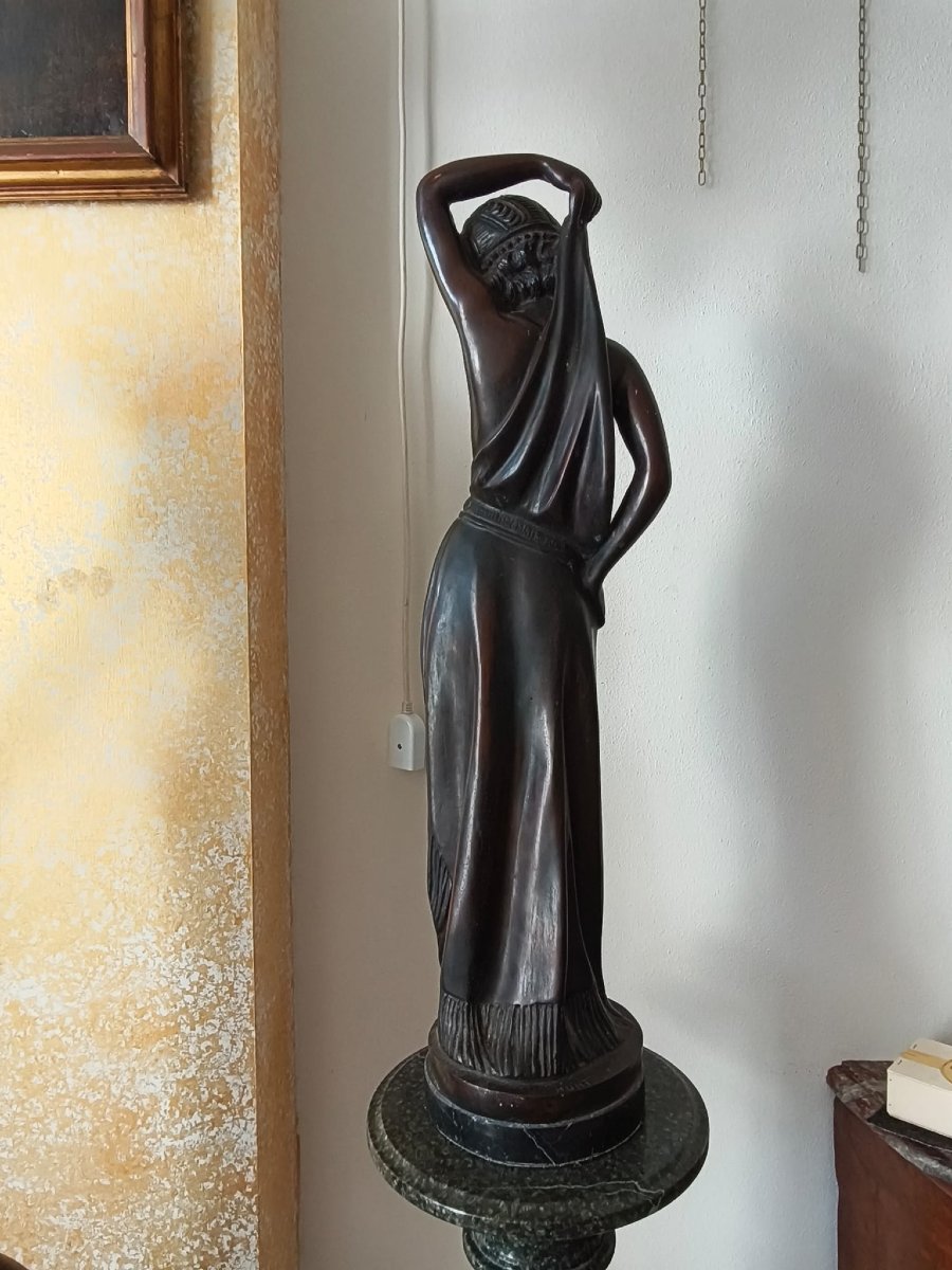 Sculpture féminine en bronze-photo-5