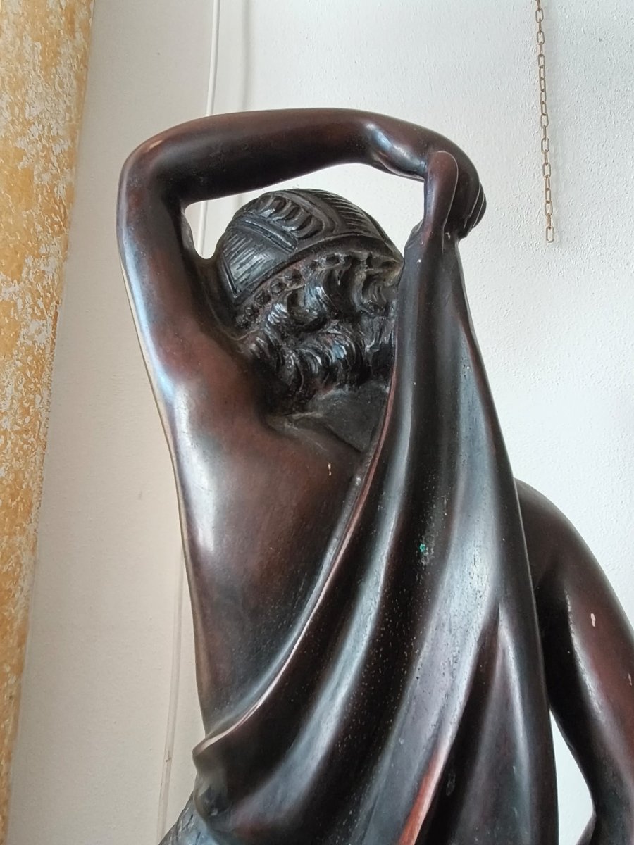 Sculpture féminine en bronze-photo-6