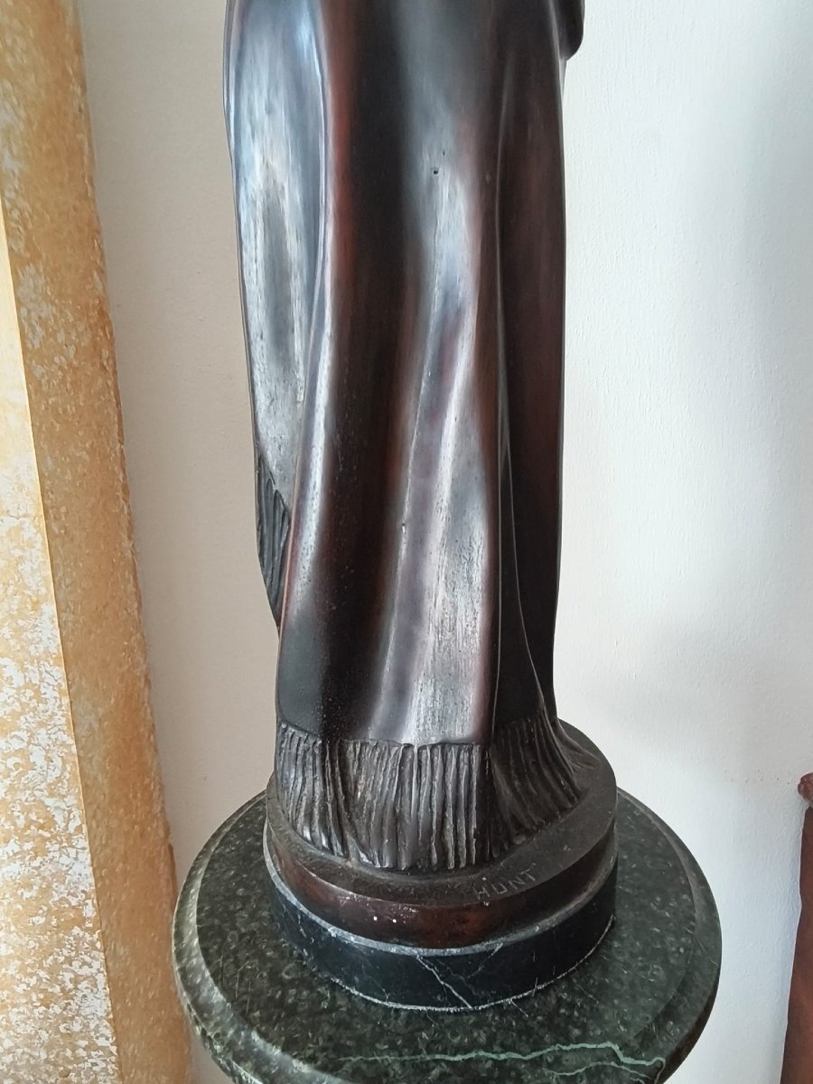 Sculpture féminine en bronze-photo-7
