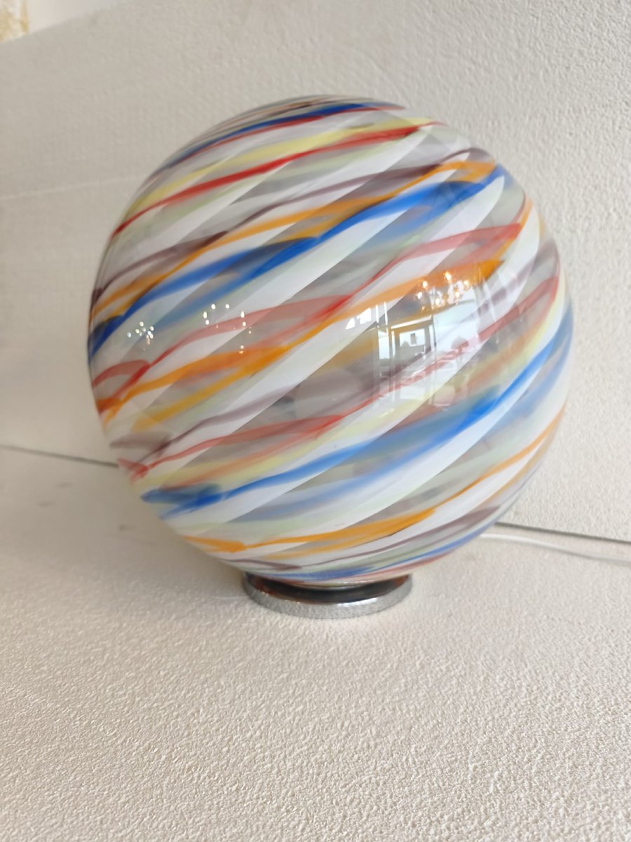 Lampe en verre de Murano