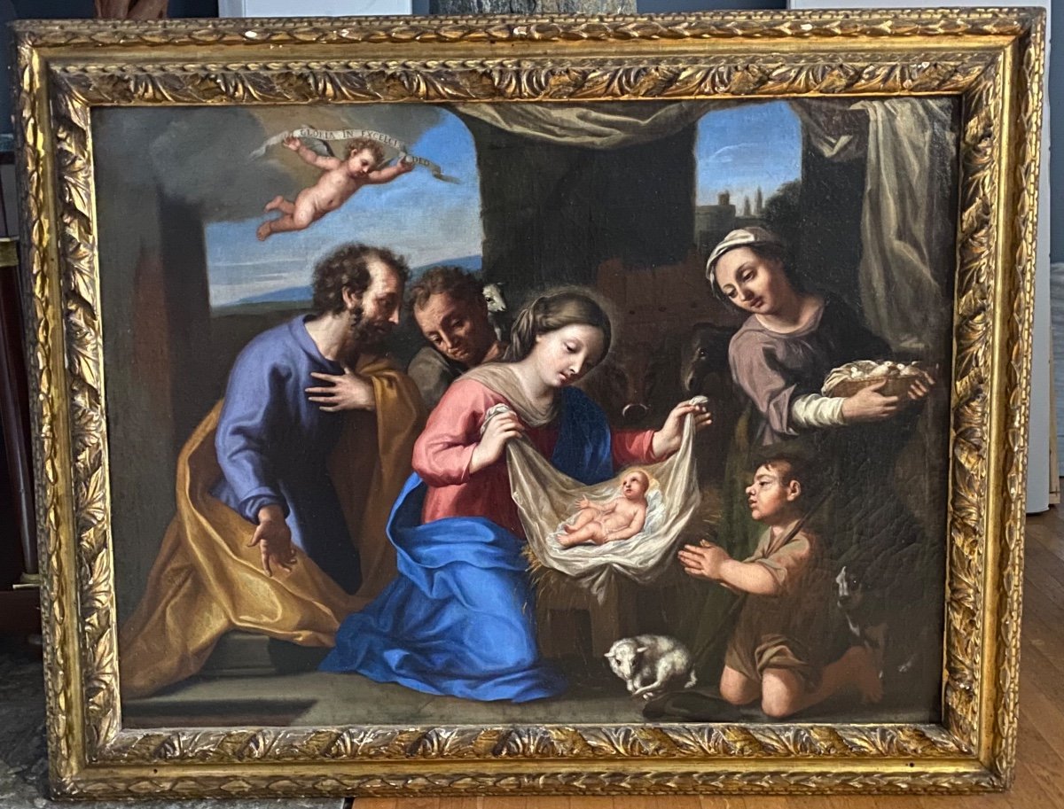 Amorosi Antonio Mercurio, Peinture à l'Huile Sur Toile