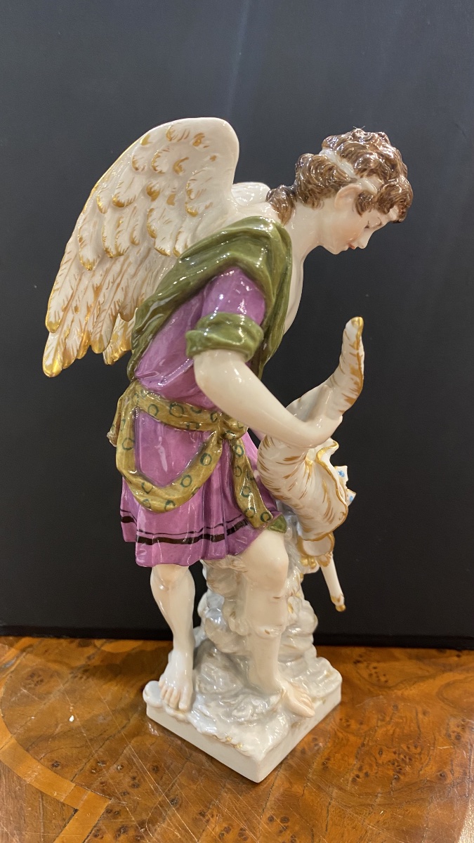 Porcelain Figurine Marked "kpm" From The Second Half Of The 19th Century-photo-3
