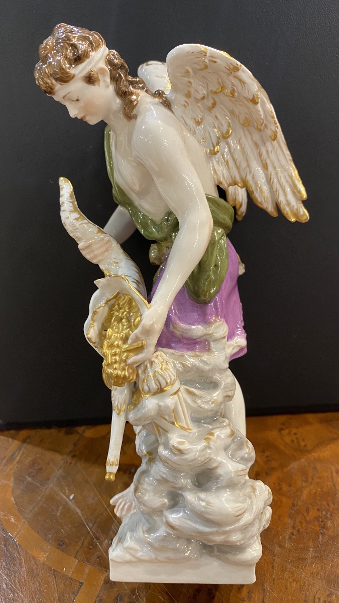 Porcelain Figurine Marked "kpm" From The Second Half Of The 19th Century-photo-4