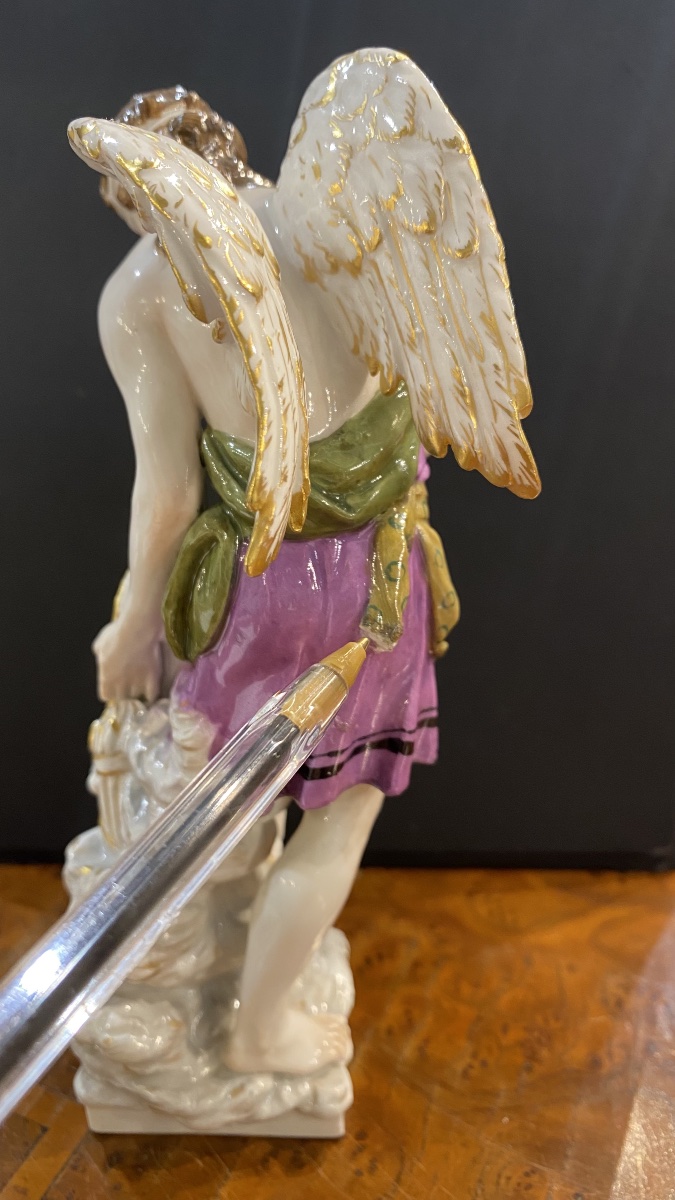 Porcelain Figurine Marked "kpm" From The Second Half Of The 19th Century-photo-2
