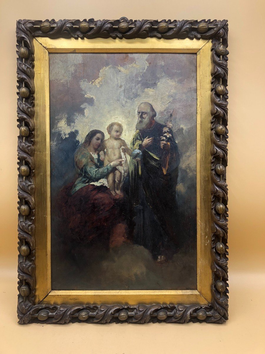 Beautiful From The Early 20th Century Representing The Holy Family