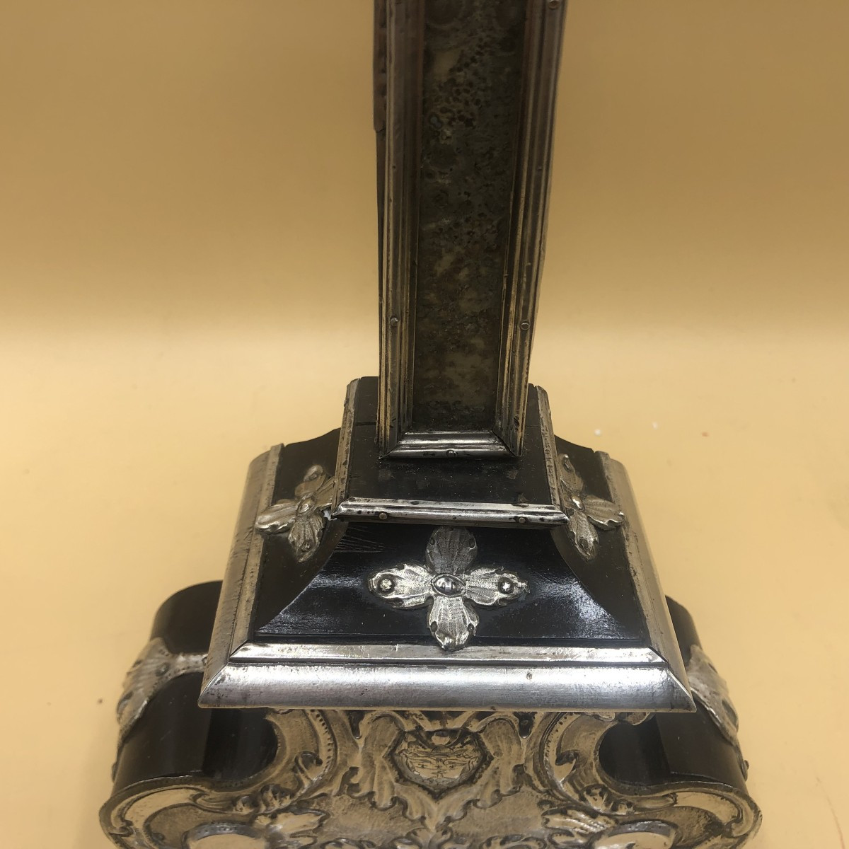 Reliquaire en argent de la Sainte Croix du XVIIIe siècle-photo-2