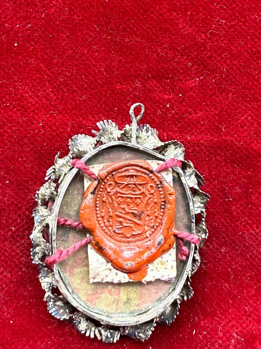 Reliquaire en argent des saints Laurent Lévita et Pascal Baylon-photo-2
