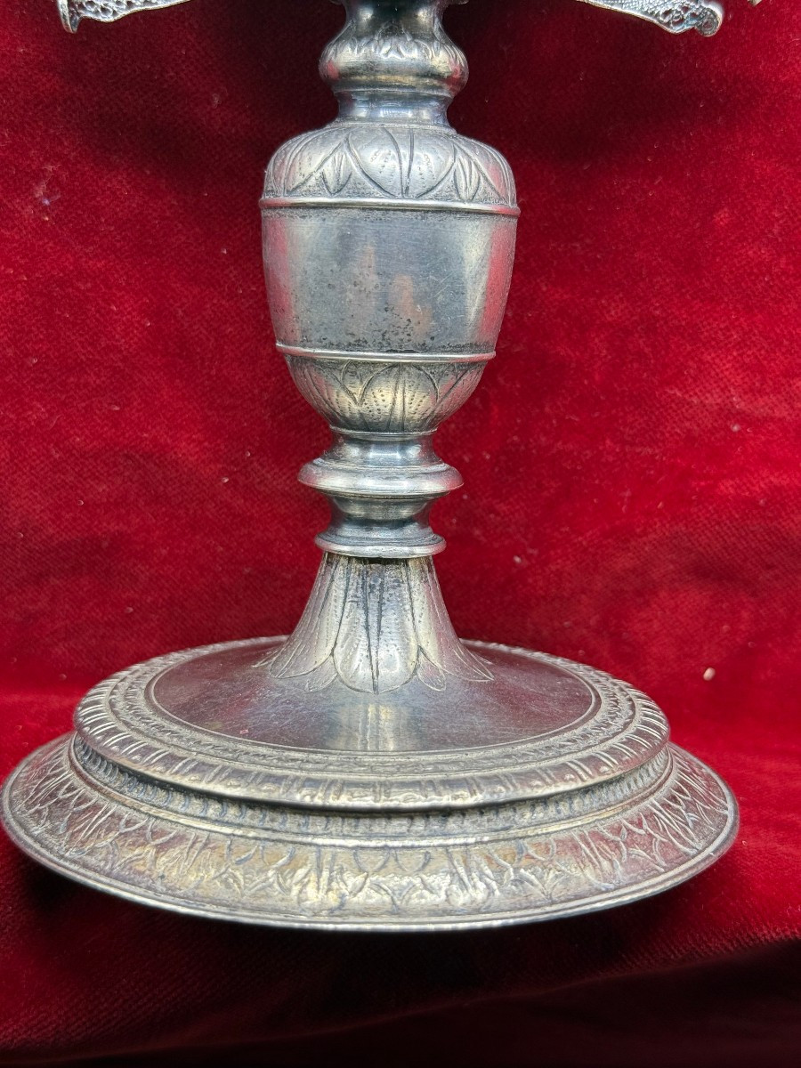 Silver Monstrance Reliquary Of Saint Teresa Of Avila-photo-1