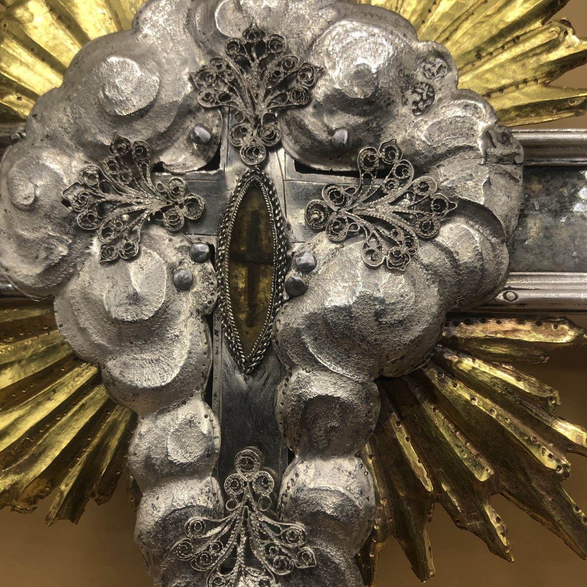 Staurothèque en argent du XVIIIe siècle-photo-4