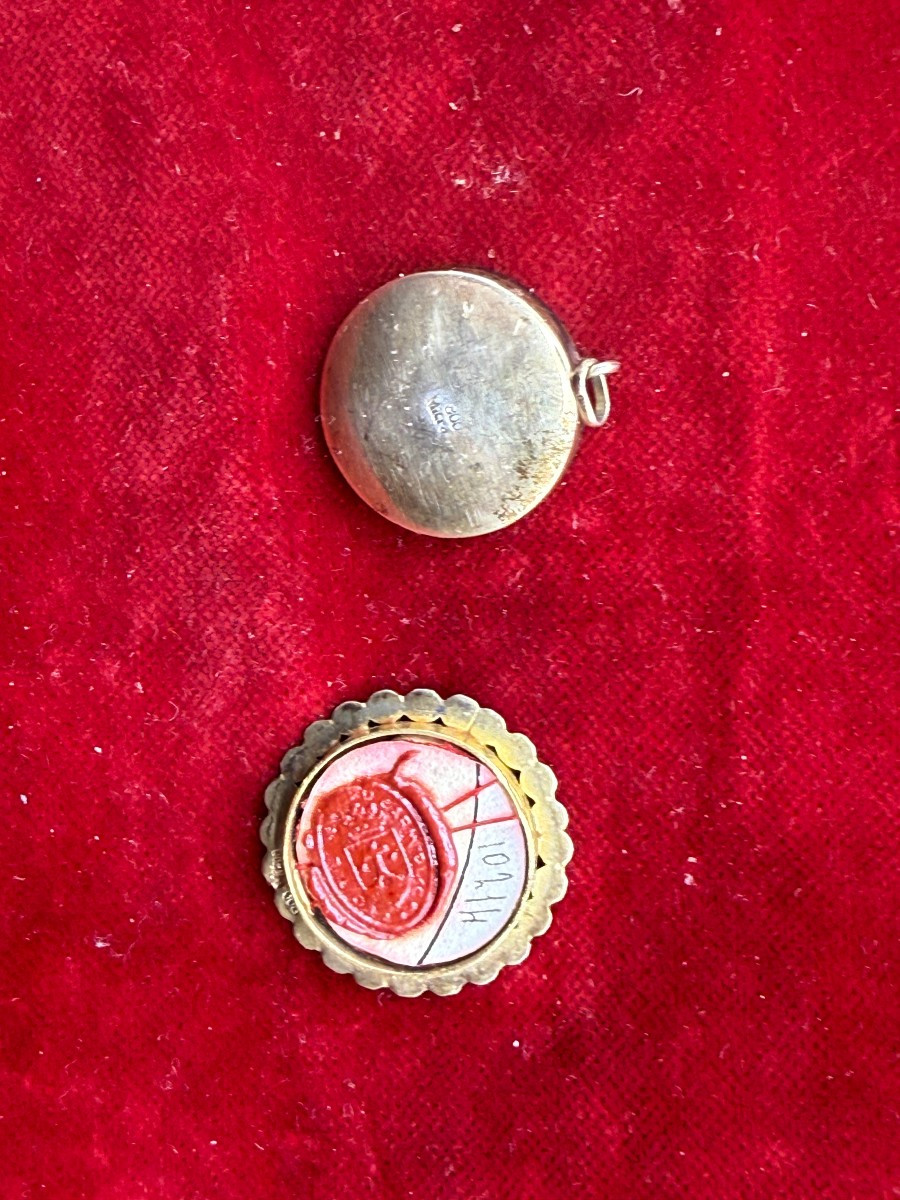 Reliquaire en argent de sainte Thérèse de l'Enfant Jésus -photo-2