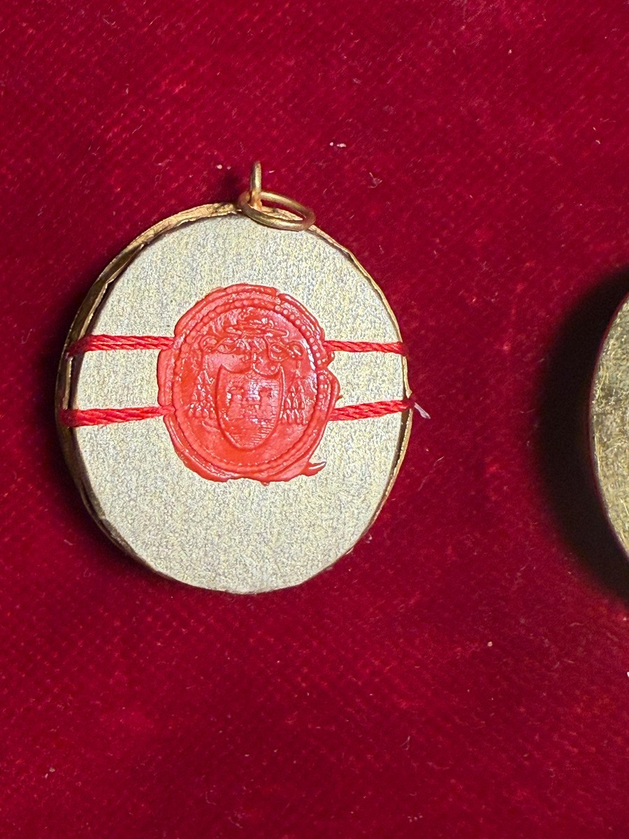 Reliquaire en laiton de saint Gilles Marie de saint Joseph de Tarente  -photo-3