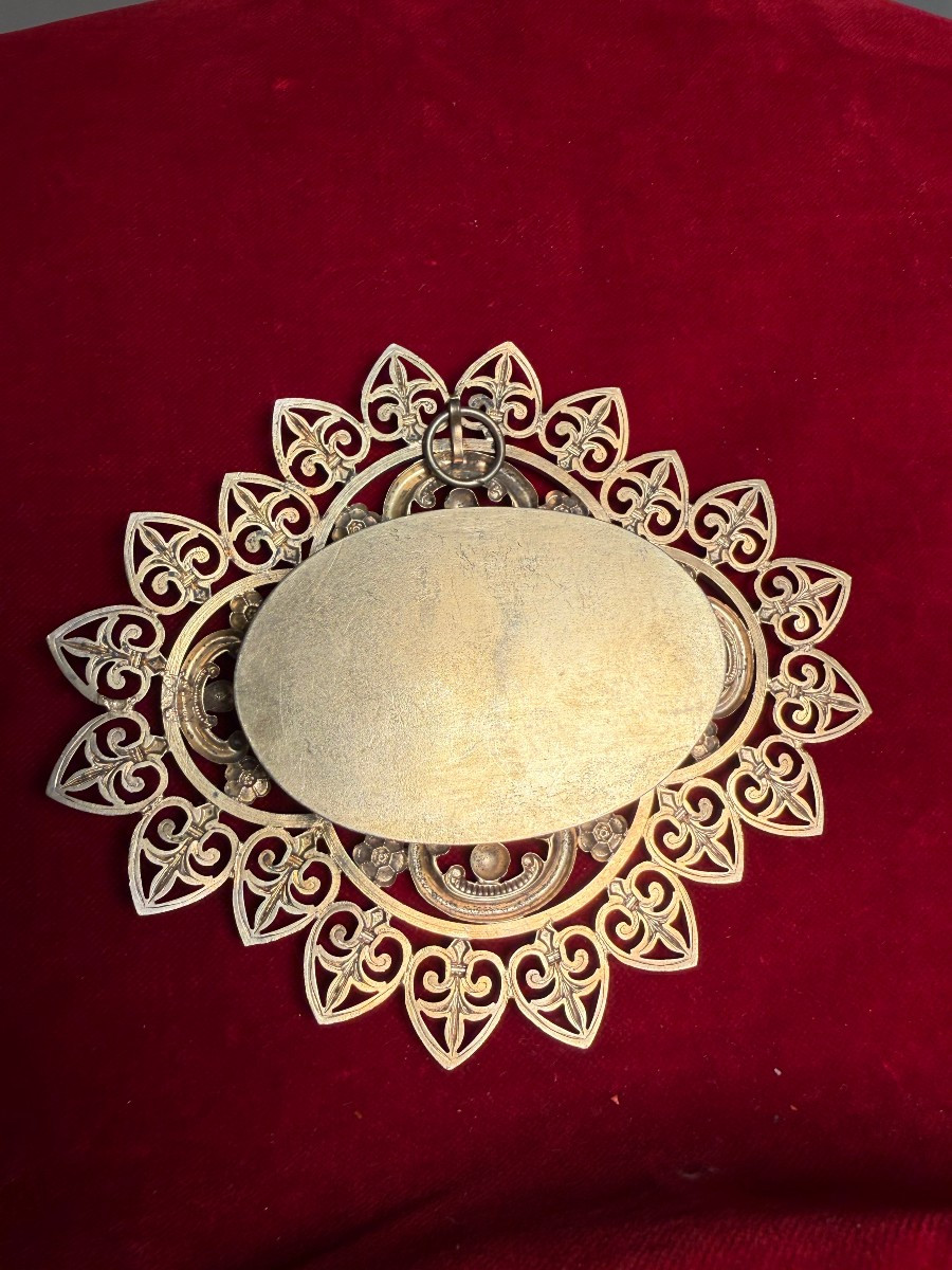 Gilded Bronze Reliquary Of Pope St. Melchiades  -photo-3