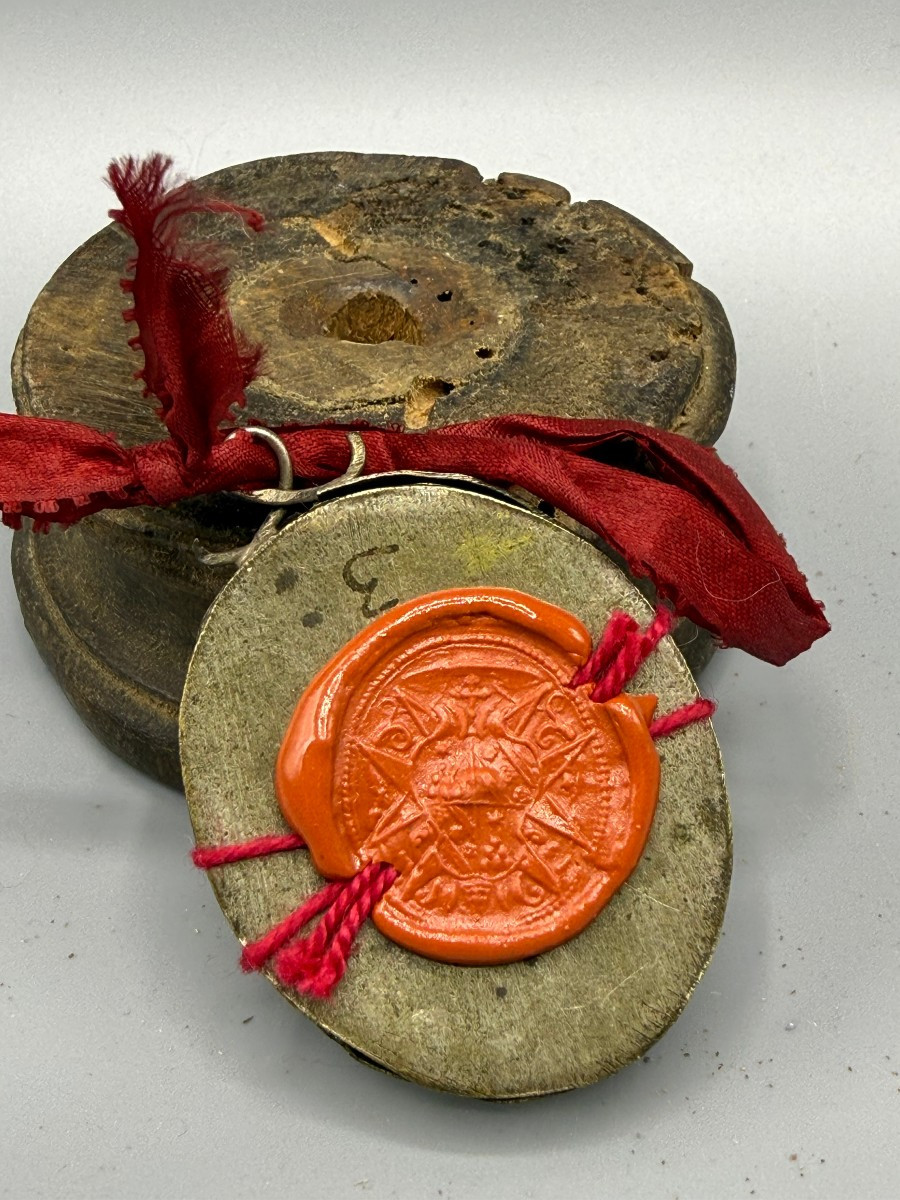 Reliquaire de Sainte Cécile, en métal argenté  -photo-2