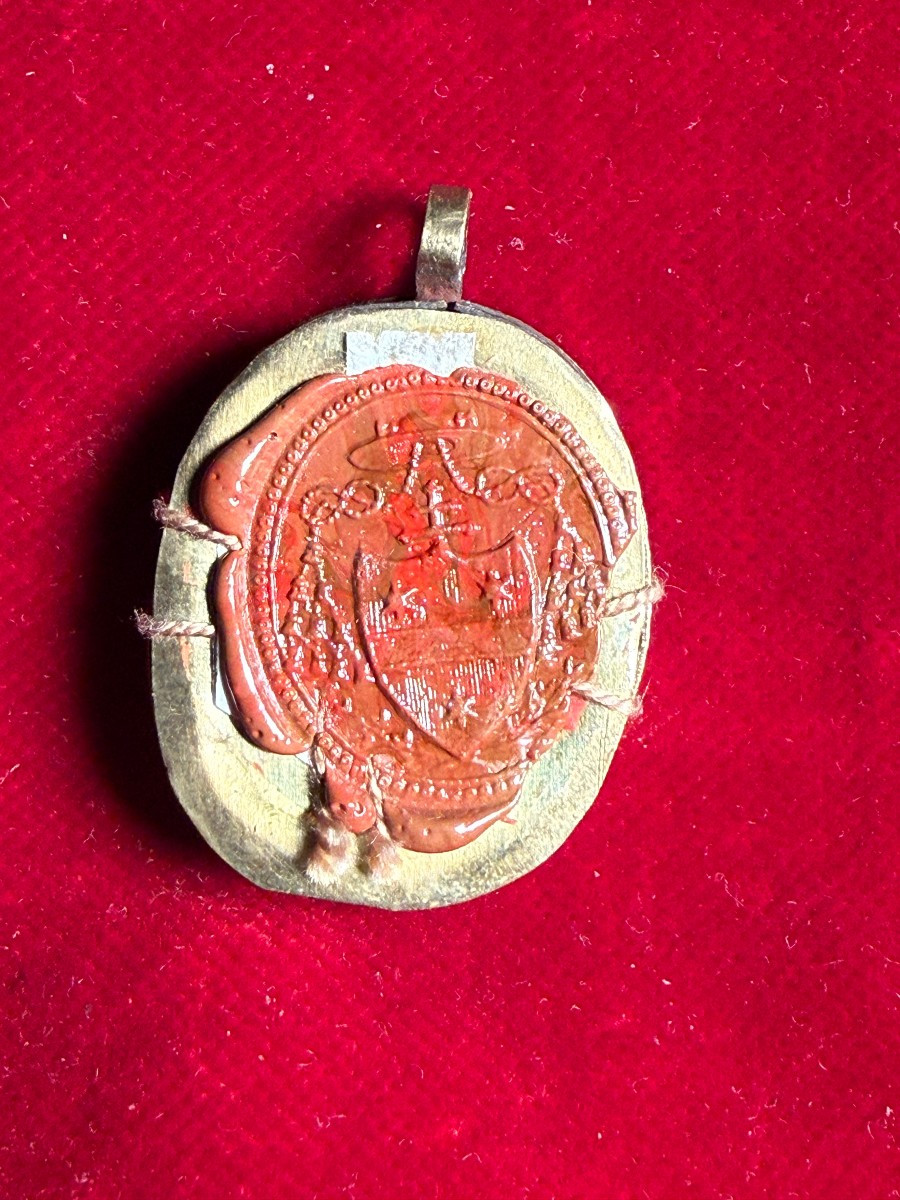 Reliquary Of The Holy Cross Of Our Lord Jesus Christ, Gilded Metal -photo-2