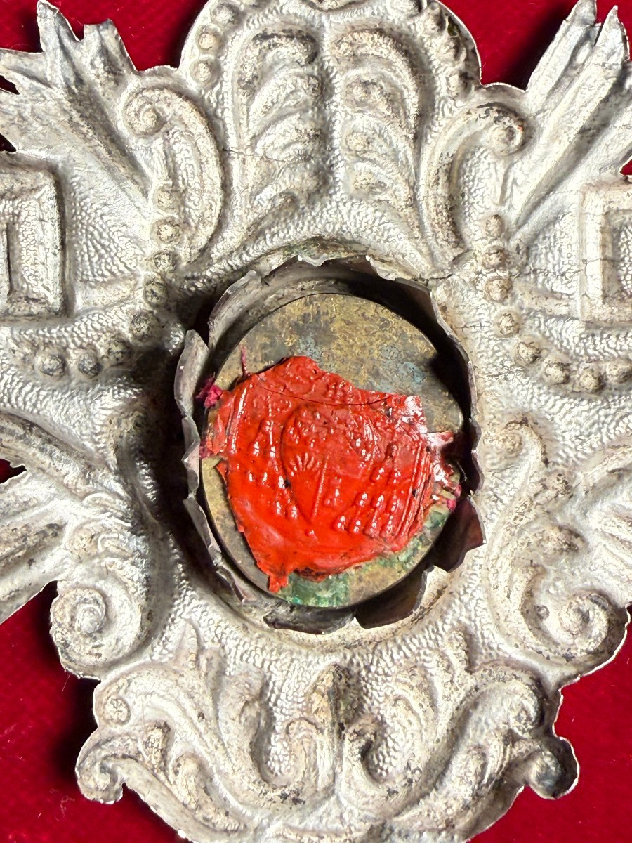 Reliquaire en argent de la Sainte Croix de Notre Seigneur Jésus-Christ.  -photo-4