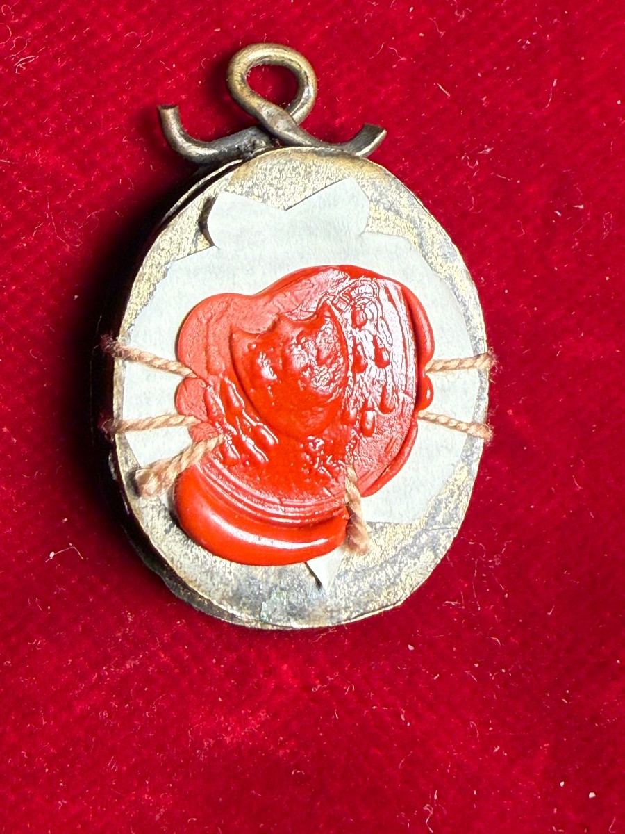 Reliquaire de saint Antoine l'Abbé et de saint Louis de Gonzague-photo-2