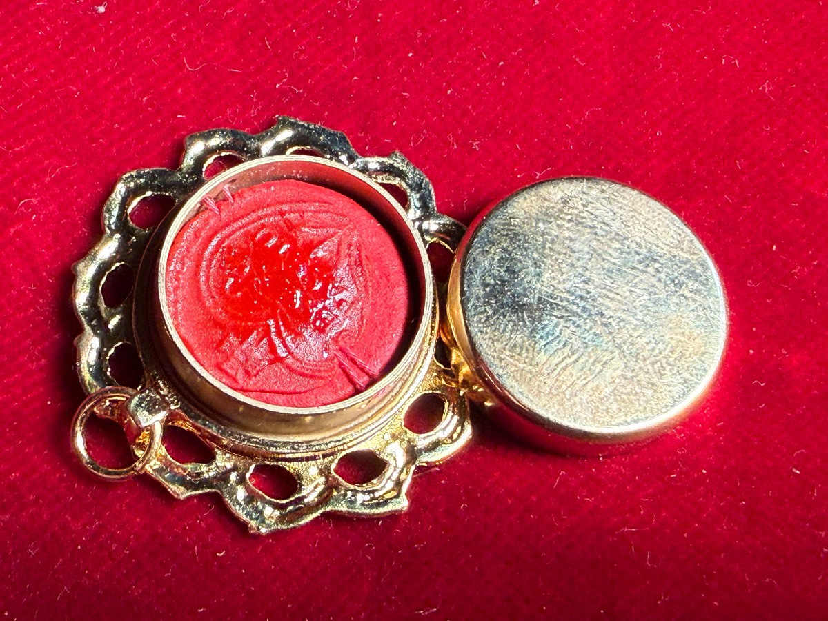 Reliquary Of St. Gemma Galgani With Her Authentication -photo-3