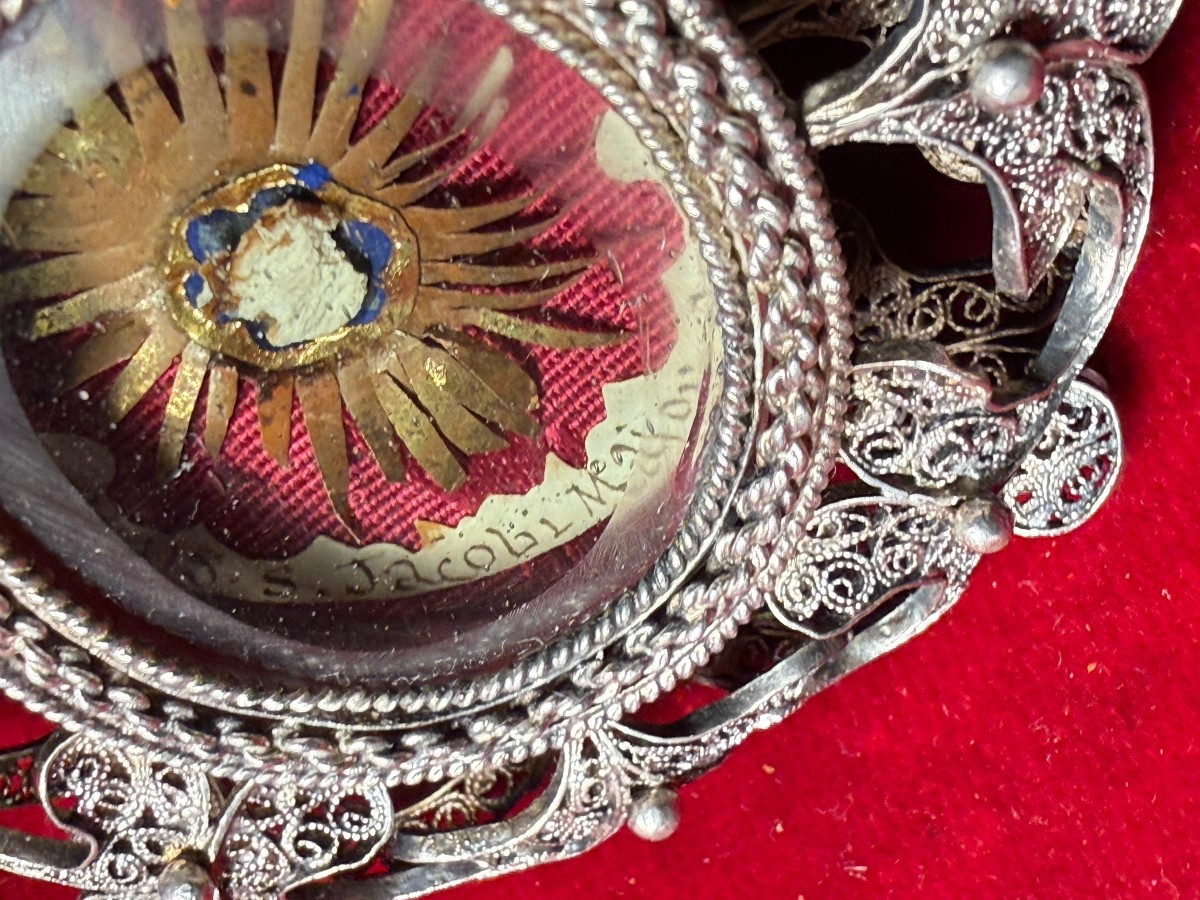 Silver Filigree Reliquary Of Saint James The Greater -photo-2